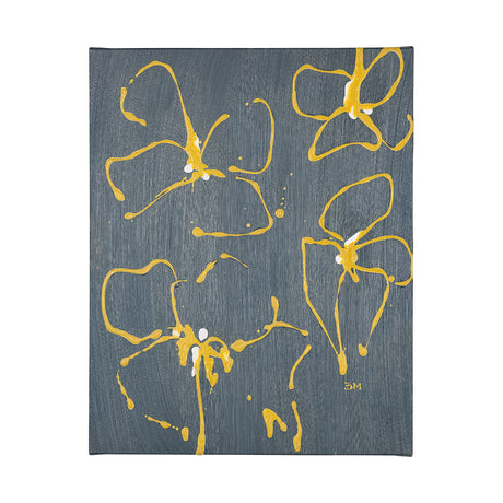 Blossom II by Mercana Studio a Hand Embellished Textured Canvas from Mercana - Luna Furniture