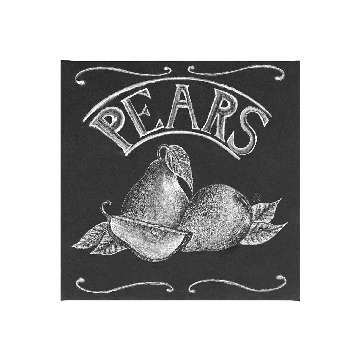 Farm Fresh Pears by Mercana Studio a Hand Embellished Textured Canvas from Mercana - Luna Furniture