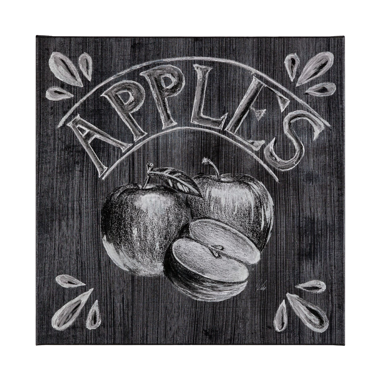 Farm Fresh Apples by Mercana Studio a Hand Embellished Textured Canvas from Mercana - Luna Furniture