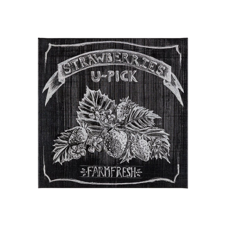 Farm Fresh Strawberries by Mercana Studio a Hand Embellished Textured Canvas from Mercana - Luna Furniture