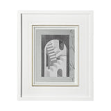 Labyrinth I Gray by Mercana Studio a Hand Embellished Textured Framed Art Print Matted under Glass from Mercana - Luna Furniture