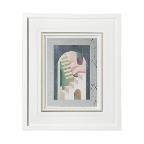 Labyrinth I Multi Color by Mercana Studio Hand Embellished Framed Art Print Matted under Glass from Mercana - Luna Furniture