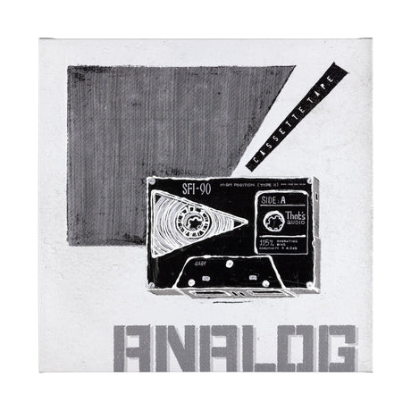 Cassette Tape I by Alarm a Hand Embellished Textured Canvas from Mercana - Luna Furniture