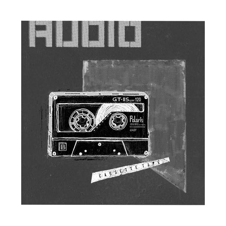 Cassette Tape II by Alarm a Hand Embellished Textured Canvas from Mercana - Luna Furniture