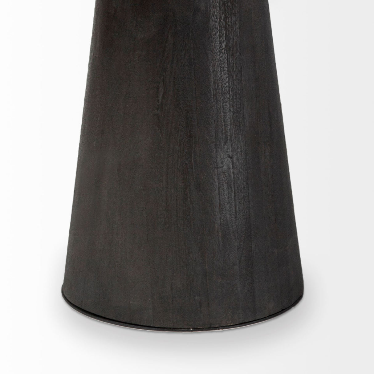 Maxwell 54" Brown Solid Wood Top Brown Metal/Wood Base Dining Table from Mercana - Luna Furniture