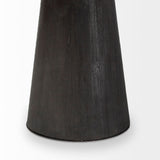 Maxwell 54" Brown Solid Wood Top Brown Metal/Wood Base Dining Table from Mercana - Luna Furniture