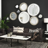 Beardell 18 x 18 Cream And Black Details With Tassels Decorative Pillow Cover from Mercana - Luna Furniture