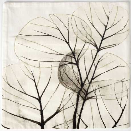 Edge of Twilight 18 x 18 Leaf Pattern Decorative Pillow Cover from Mercana - Luna Furniture
