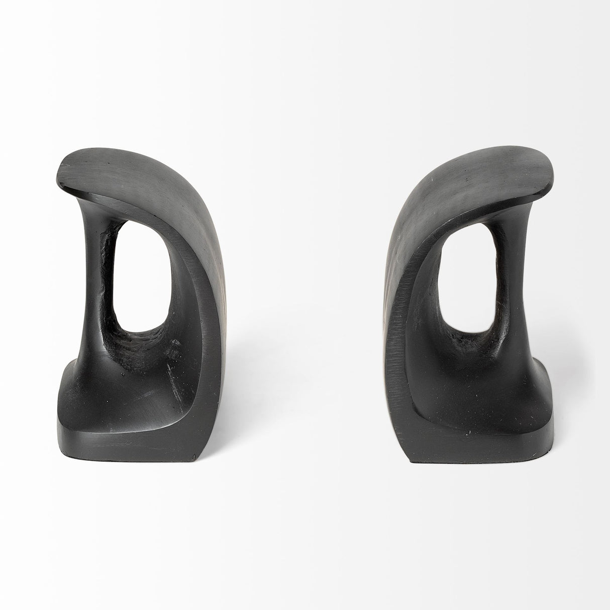 Last Cobbler's (Set of 2) 8L x 6W Black Shoemaker Tool Bookends from Mercana - Luna Furniture