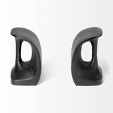 Last Cobbler's (Set of 2) 8L x 6W Black Shoemaker Tool Bookends from Mercana - Luna Furniture