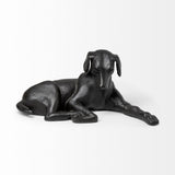 Czar 11L x 7W Black Metal Labrador Retriever from Mercana - Luna Furniture