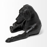 Czar 11L x 7W Black Metal Labrador Retriever from Mercana - Luna Furniture