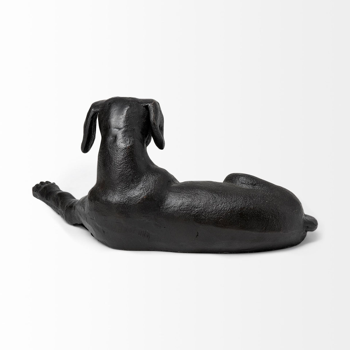 Czar 11L x 7W Black Metal Labrador Retriever from Mercana - Luna Furniture