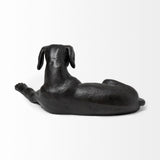 Czar 11L x 7W Black Metal Labrador Retriever from Mercana - Luna Furniture
