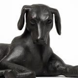 Czar 11L x 7W Black Metal Labrador Retriever from Mercana - Luna Furniture