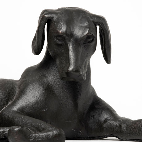 Czar 11L x 7W Black Metal Labrador Retriever from Mercana - Luna Furniture