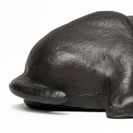Czar 11L x 7W Black Metal Labrador Retriever from Mercana - Luna Furniture