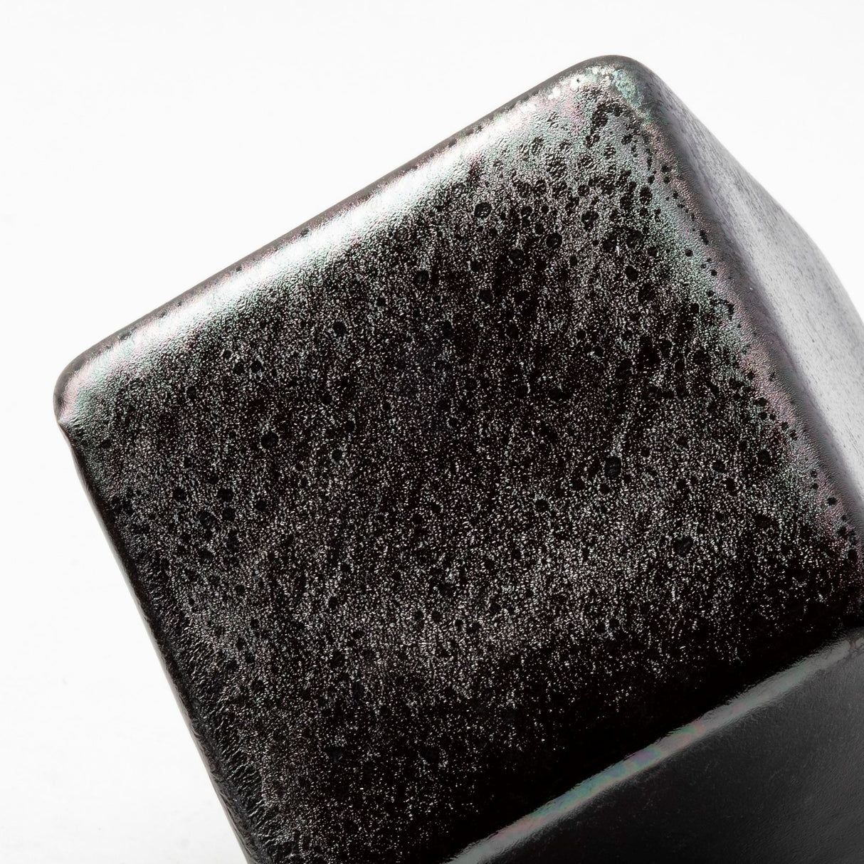Mayweather (Set of 3) Black Geometric Ceramic Cubes from Mercana - Luna Furniture