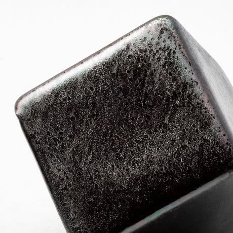 Mayweather (Set of 3) Black Geometric Ceramic Cubes from Mercana - Luna Furniture