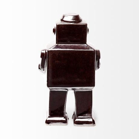 Robby 4L x 3W Bronze Polished Robot from Mercana - Luna Furniture