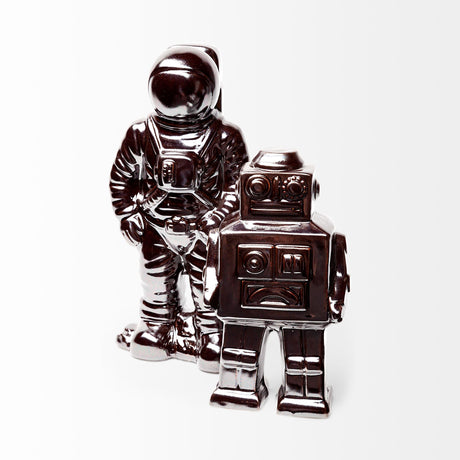 Aldrin 4L x 4W Bronze Electroplated Astronaut from Mercana - Luna Furniture