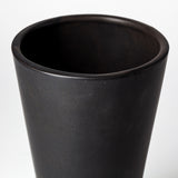 Laforge Black Ceramic Vase from Mercana - Luna Furniture
