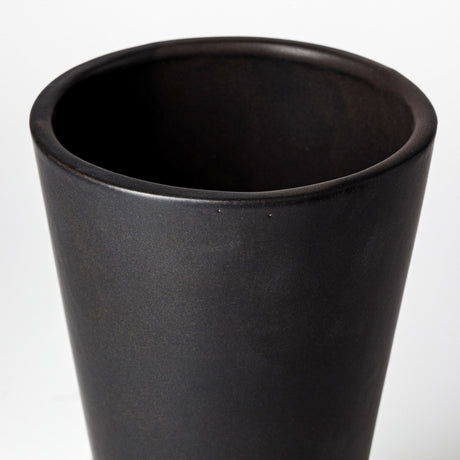 Laforge Black Ceramic Vase from Mercana - Luna Furniture
