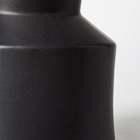 Laforge Black Ceramic Vase from Mercana - Luna Furniture