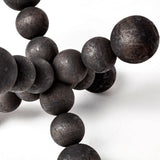 Carollan I (Small) 7L x 7W Black Geometric Wood Ball Jack from Mercana - Luna Furniture