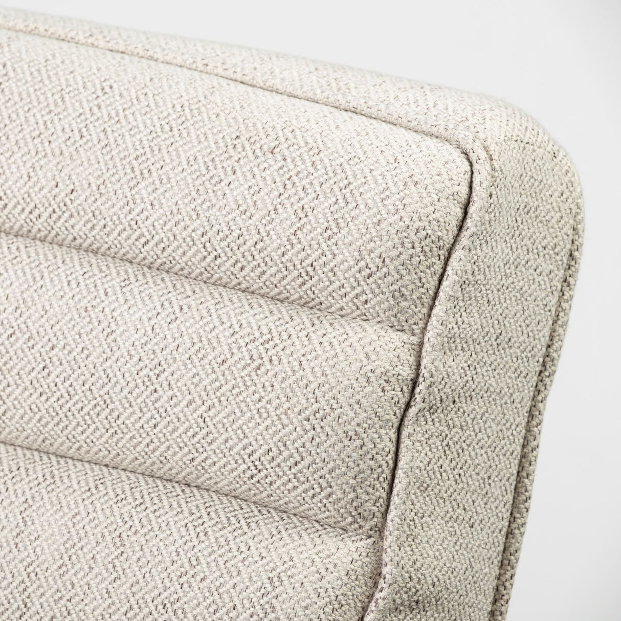 Ajax II Cream Fabric W/ Brown Wooden Frame Accent Chair from Mercana - Luna Furniture