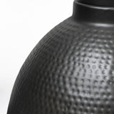 Minerva 19x22 Metallic Gray Hammered Detail Pendant Light from Mercana - Luna Furniture