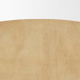 Crossman 60" Round Blonde Solid Wood & Base Dining Table from Mercana - Luna Furniture