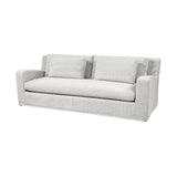 Denly II 92.5 X 38.25 X 34.5 Frost Gray Slipcover Three Seater Sofa from Mercana - Luna Furniture