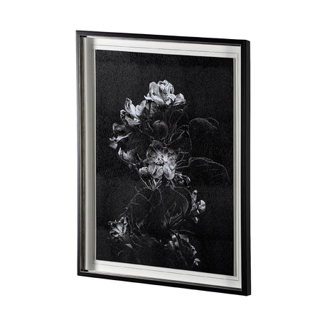 Dark Blossoms by Brian Carson a Hand Embellished Textured Framed Photo Art Print Matted under Glass from Mercana - Luna Furniture