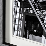New York Fire Escape by Susan Vizary Photoy Hand Embelished Framed Photo Art Print Matted under Glas from Mercana - Luna Furniture