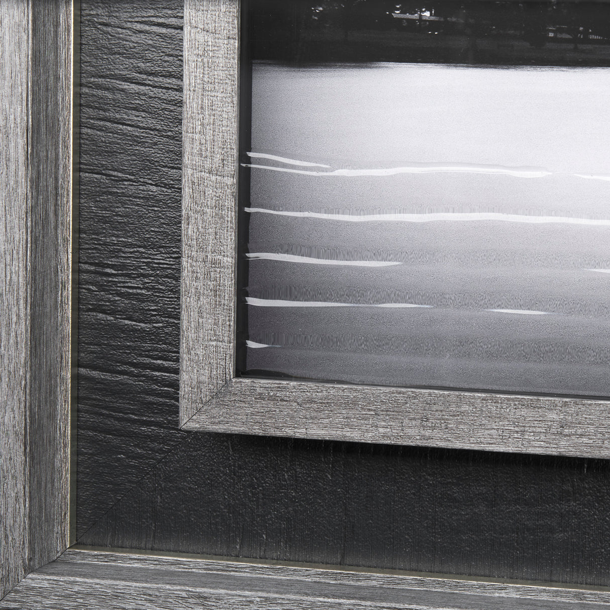 Calm by D Burt a Hand Embellished Textured Framed Photo Art Print Matted under Glass from Mercana - Luna Furniture