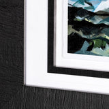 Vista I by Mercana Studio a Hand Embellished Textured Framed Art Print Matted under Glass from Mercana - Luna Furniture