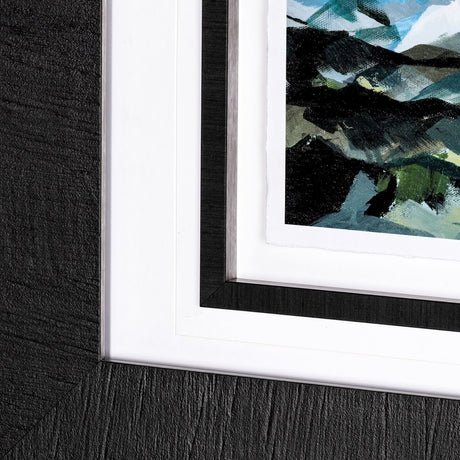 Vista I by Mercana Studio a Hand Embellished Textured Framed Art Print Matted under Glass from Mercana - Luna Furniture