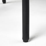 Etienne 26.25" Seat Height Black Wood Seat Black Metal Base Stool from Mercana - Luna Furniture