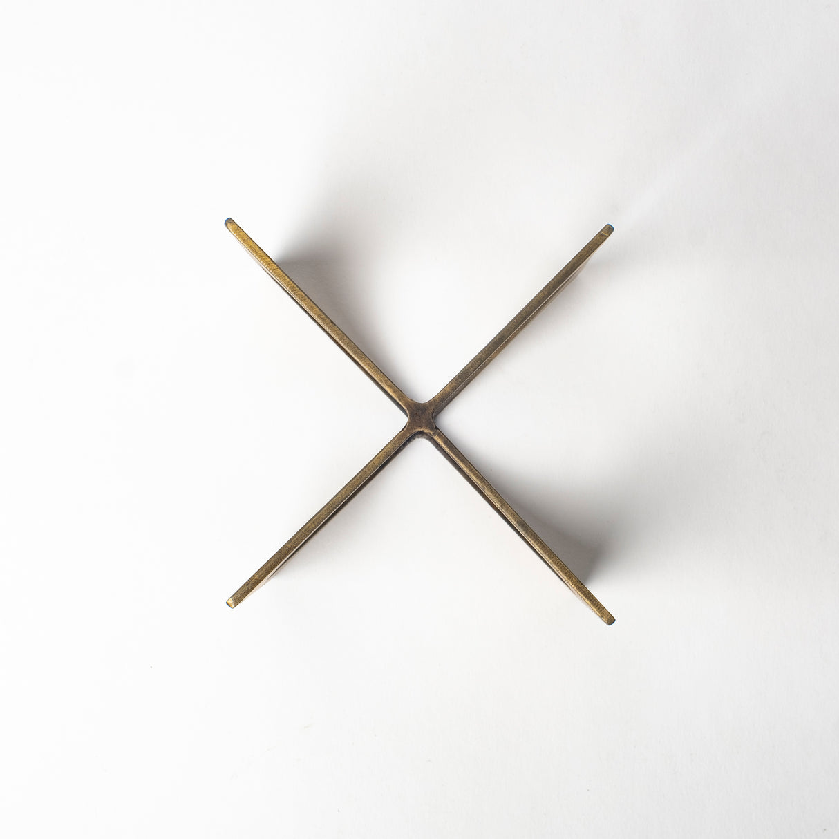 Lima I (Small) 6L x 6W Gold Geometric Decorative Object from Mercana - Luna Furniture