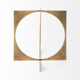Lima II (Large) 10L x 10W Gold Geometric Decorative Object from Mercana - Luna Furniture