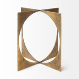 Lima II (Large) 10L x 10W Gold Geometric Decorative Object from Mercana - Luna Furniture