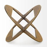 Cusco I (Small) 5L x 5W Gold Geometric Decorative Object from Mercana - Luna Furniture