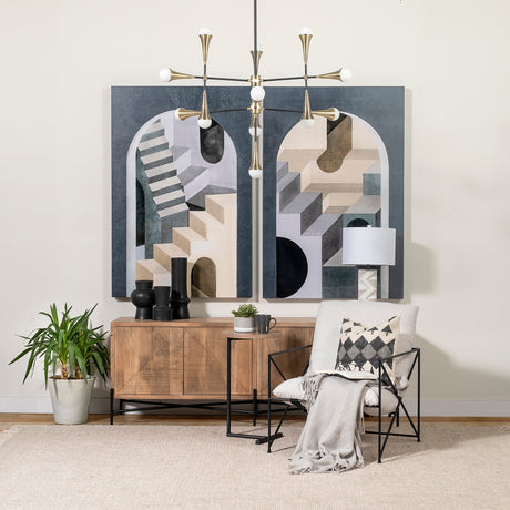 Laforge Black Ceramic Vase from Mercana - Luna Furniture