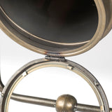 Debdou (61"H) Gold Metal Adjustable Cinema-Style Floor Lamp from Mercana - Luna Furniture