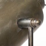 Debdou (61"H) Gold Metal Adjustable Cinema-Style Floor Lamp from Mercana - Luna Furniture