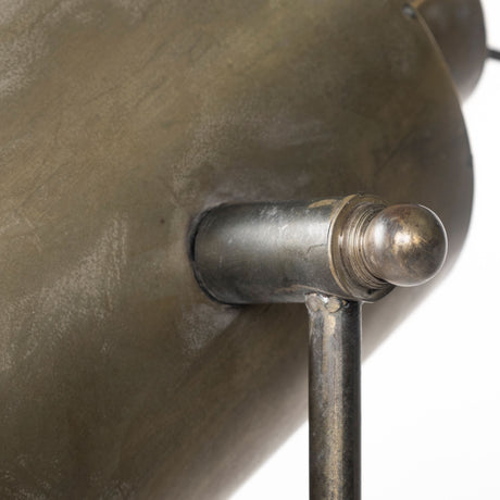 Debdou (61"H) Gold Metal Adjustable Cinema-Style Floor Lamp from Mercana - Luna Furniture