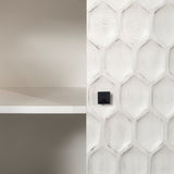 Savannah White Fir Veneer w/ Gray Metal 2-Door Accent Cabinet from Mercana - Luna Furniture