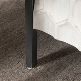 Savannah White Fir Veneer & Gray Metal 3-Door Accent Cabinet from Mercana - Luna Furniture
