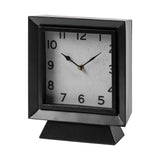 Ralph I Black Metal Square Table Clock from Mercana - Luna Furniture